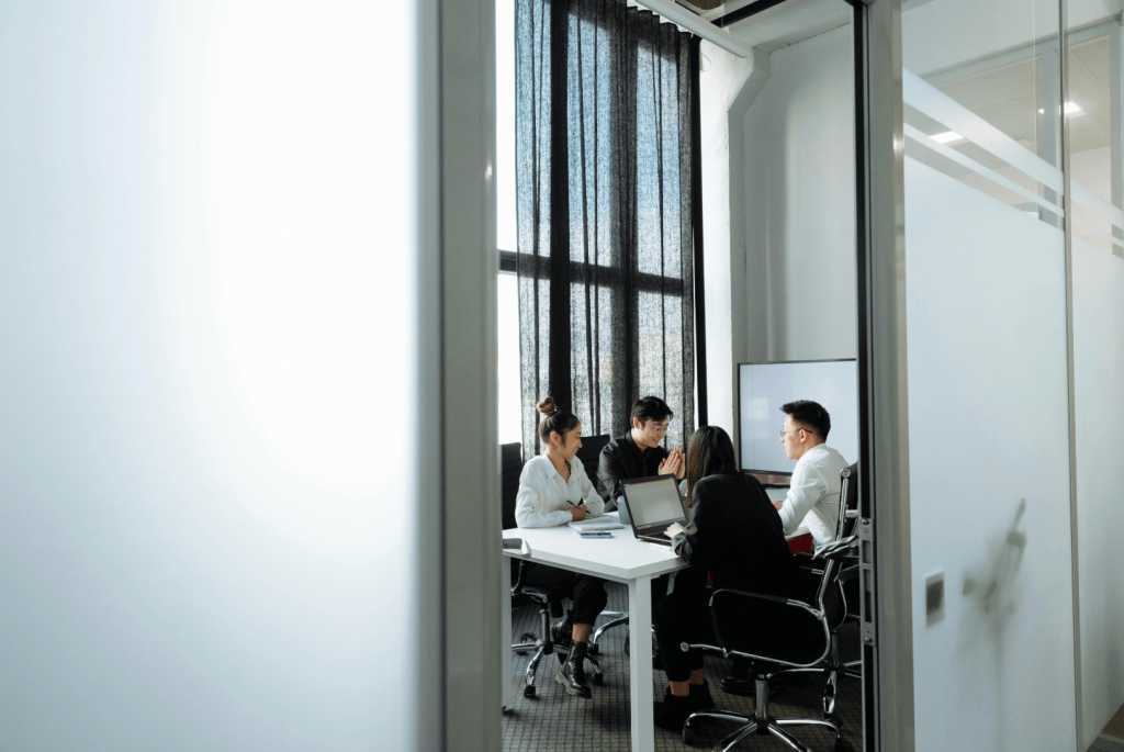 ad team having a meeting ad team having a meeting