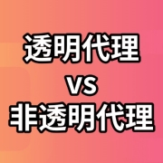 什么是透明代理?透明代理与非透明代理有什么区别?