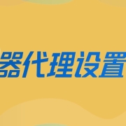 浏览器代理设置教程:手把手教你配置