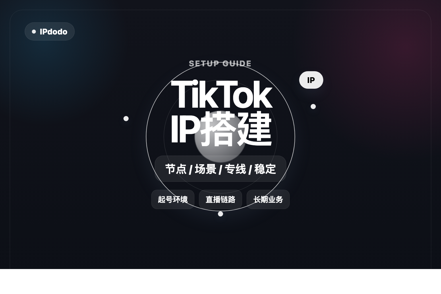 TikTok IP搭建封面图