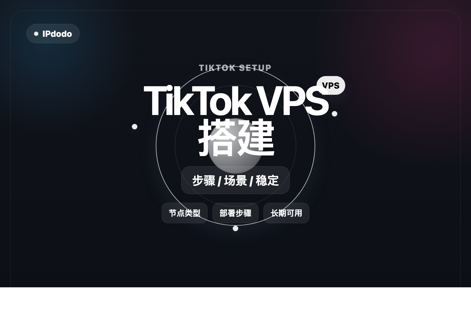 TikTok VPS搭建封面图