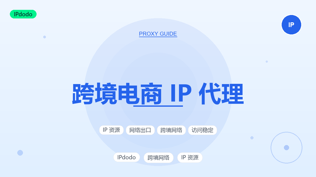 跨境电商 IP 代理