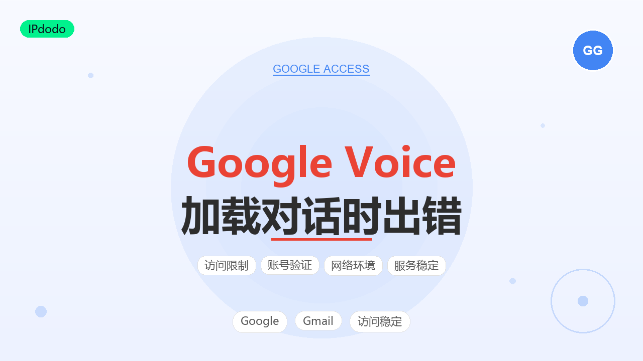 google voice 加载对话时出错