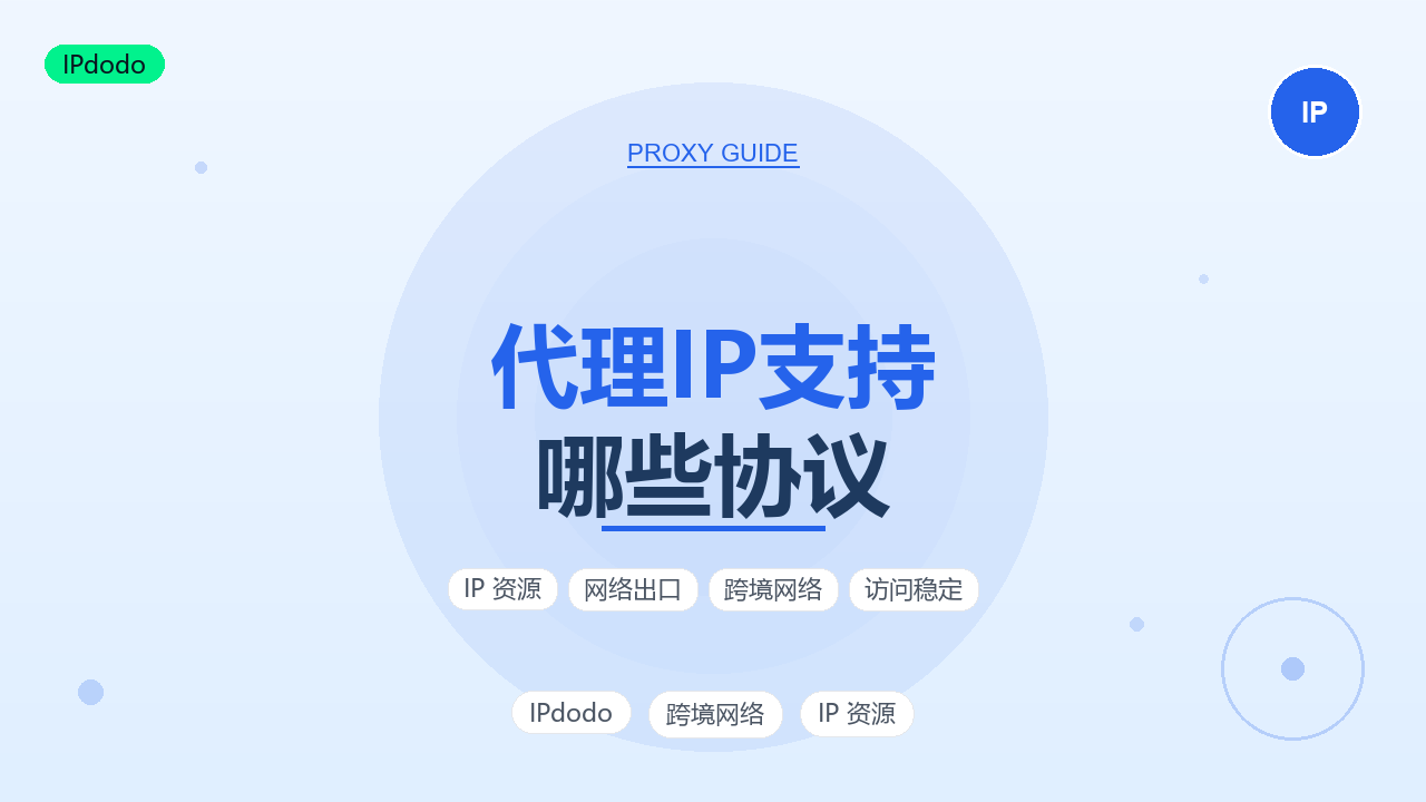 代理IP协议对比与选型指南