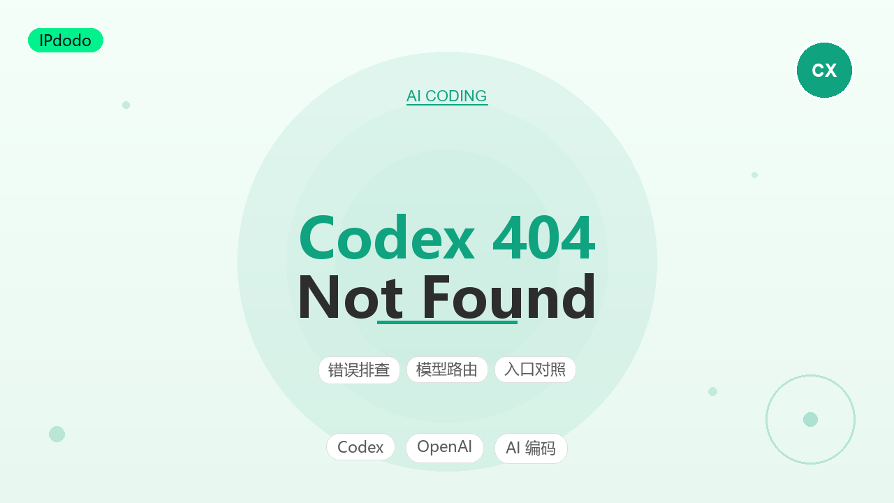 Codex Model not found